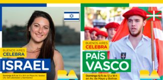 BA Celebra a Israel y al País Vasco el domingo 6 de mayo 2018